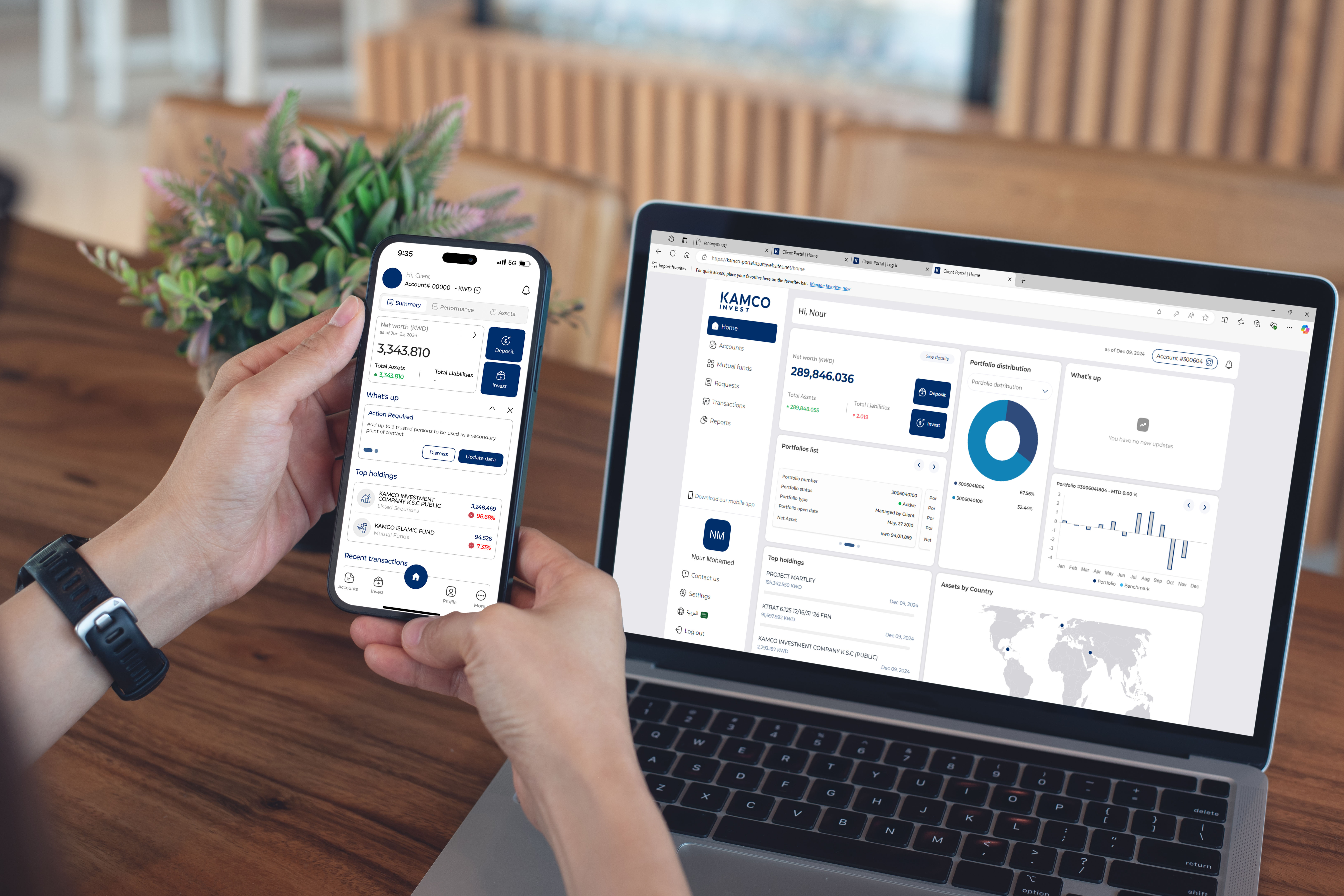 Client portal and App